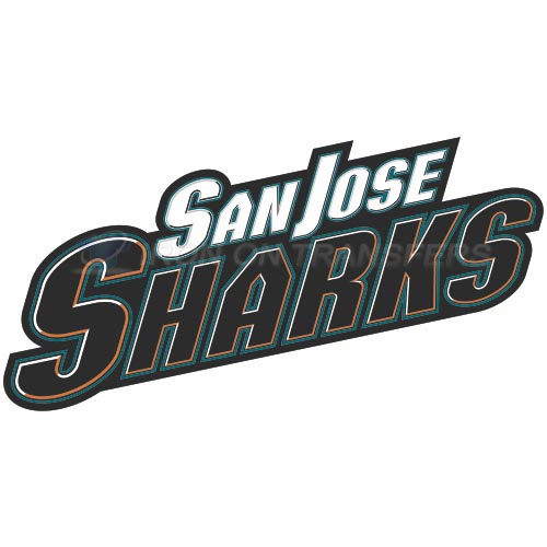 San Jose Sharks Iron-on Stickers (Heat Transfers)NO.307